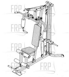 PHG-1000X Power Line Home Gym - Product Image