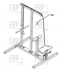 FREE STANDING LAT MACHINE - IM33060 - Product Image