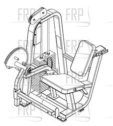 Leg Extenison - 605KS - Product Image