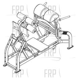 Fixed Pad Glute Ham - BWGHF - Product Image