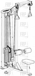 Lat Pulldown - XL1100 - Product Image