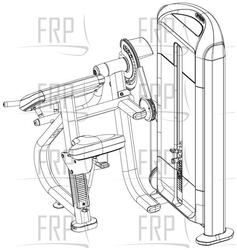 204DSL, BICEPS CURL CORE (BA61) - Product Image