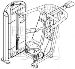 500DSL, SHOULDER PRESS CORE (BA69) - Product Image