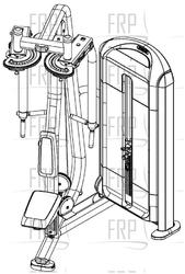 Rear Delt/Peck Fly Core - 505DSL - (BA71) - Product Image