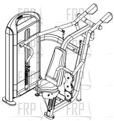 515DSL,CONV SHOULDER PRESS CORE (BA83) - Product Image