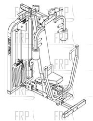 CHEST PRESS / VERTICAL BUTTERFLY - SF-1500 - Product Image