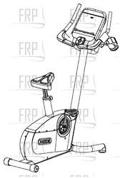 C846I SP UPRIGHT COMM BIKE,ENG, HHH (AGJZ) - Product Image