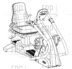 T5XR Recumbent Stepper - Product Image