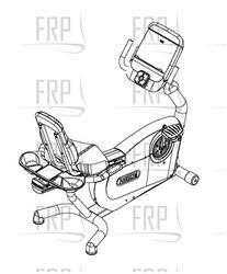 C846I SP RECUMBENT COMM BIKE,ENG, H (AABZ) - Product Image