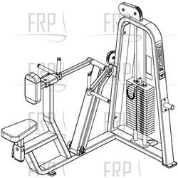 Vertical Row - White - (BBKH) - Product Image