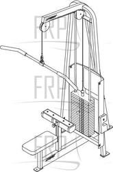 VR - 4810 Lat Pulldown - Product Image