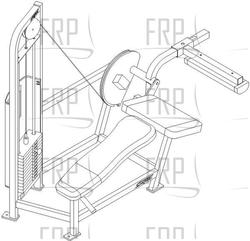 Leg Curl - 4855 - Product Image