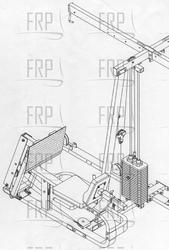 Leg Press Option for EXM4000S - LP 40.3 - Product Image