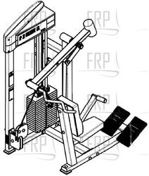 Tricep Machine - AP 2200A - Product Image