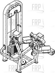 Kneeling Leg Curl - 9LL-S1311CXXXXX - Image