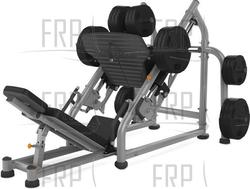 Leg Press - MG-A51-02 - Iced Silver - Image