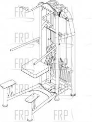 Weight Assist Chin/Dip - 2037 - Image