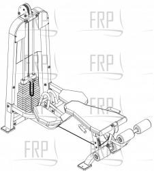 Leg Extension/Curl - HD1400 - Image