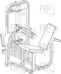 Leg Extension/Leg Curl - FL-30 - Image