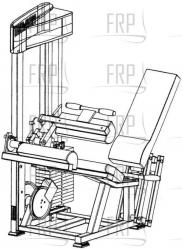 Leg Curl Machine - AP-2100 - Image