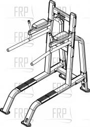 Dip Leg Raise Bench - NP-B7517-XXXXX - Cover