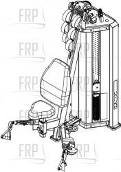 Human Sport StarTrac Arm Crunch wLNL MFT - 9HL-M9206-XXXXX - 