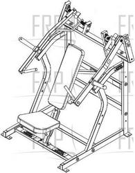 Lateral Front Military Press ISO - ILFMP - Equipment Image