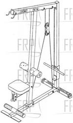 Lat Pulldown - 827-103 - Equipment Image