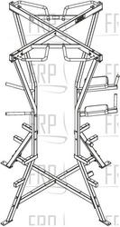 Body Weight Chin Dip/ Leg Raise - BWCDLR - Equipment Image