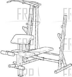 3.4 WEIGHT BENCH - IMBE40890 - Equipment Image