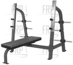 F2 Free Weight Olympic Supine Bench - Product Image