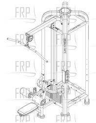 MJLP Cable Motion Multi Jungle Lat Pulldown - Product Image