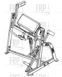 Plate Loaded Seated Bicep - PLBI - Product Image