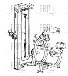 Back Extension, C-Line - C313EC - Product Image