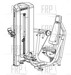 Chest Press, C-Line - C404EC - Product Image