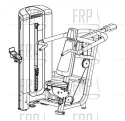 Shoulder Press, C-Line - C500EC - Product Image