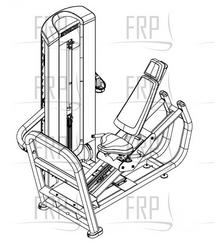 Seated Leg Press, C-Line - C602EC - Product Image