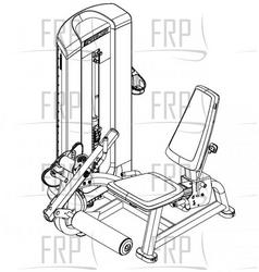 Leg Extension, C-Line - C605EC - Product Image