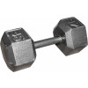 45lb Grey hexagon Solid Dumbbells - Product Image