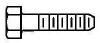 48000235 - 6 x 20mm Hex Bolt - Product Image