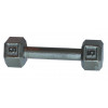 5lb Grey hexagon Solid Dumbbells - Product Image