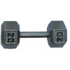 20lb Grey hexagon Solid Dumbbell - Product Image