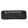 6020794 - Decal, Warning - Product Image